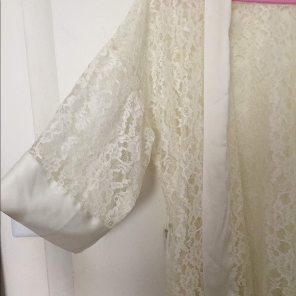 Victoria Secret Bathrobe Bridal Bathrobe lace - Picture 5 of 8